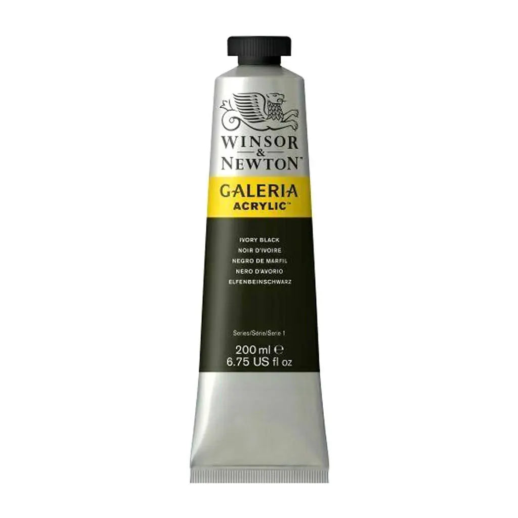 Winsor & Newton Galeria Acrylic 200ml Ivory Black S1