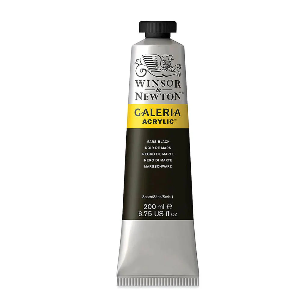 Winsor & Newton Galeria Acrylic 200ml Mars Black S1