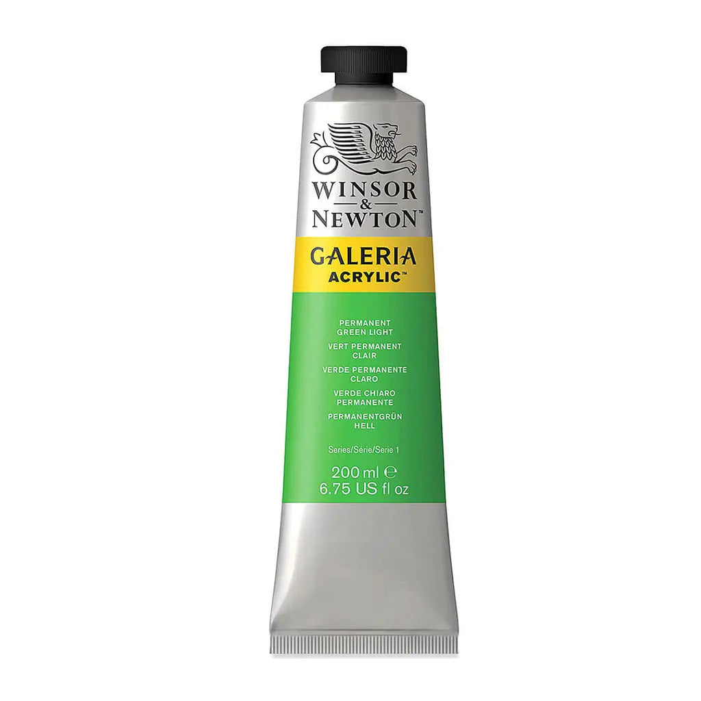 Winsor & Newton Galeria Acrylic 200ml Permanent Green Light S1