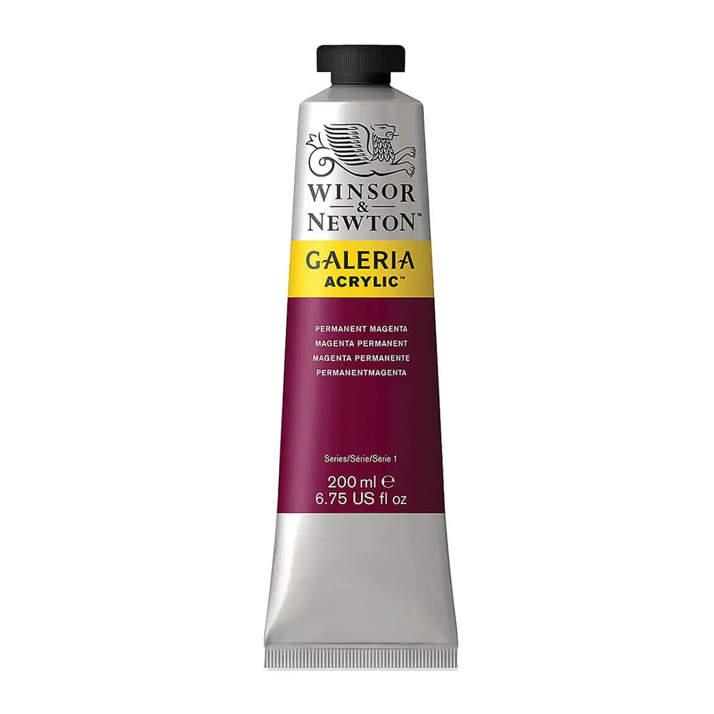 Winsor & Newton Galeria Acrylic 200ml Permanent Magenta S1