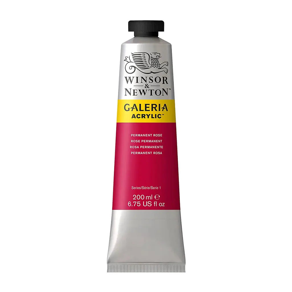 Winsor & Newton Galeria Acrylic 200ml Permanent Rose S1