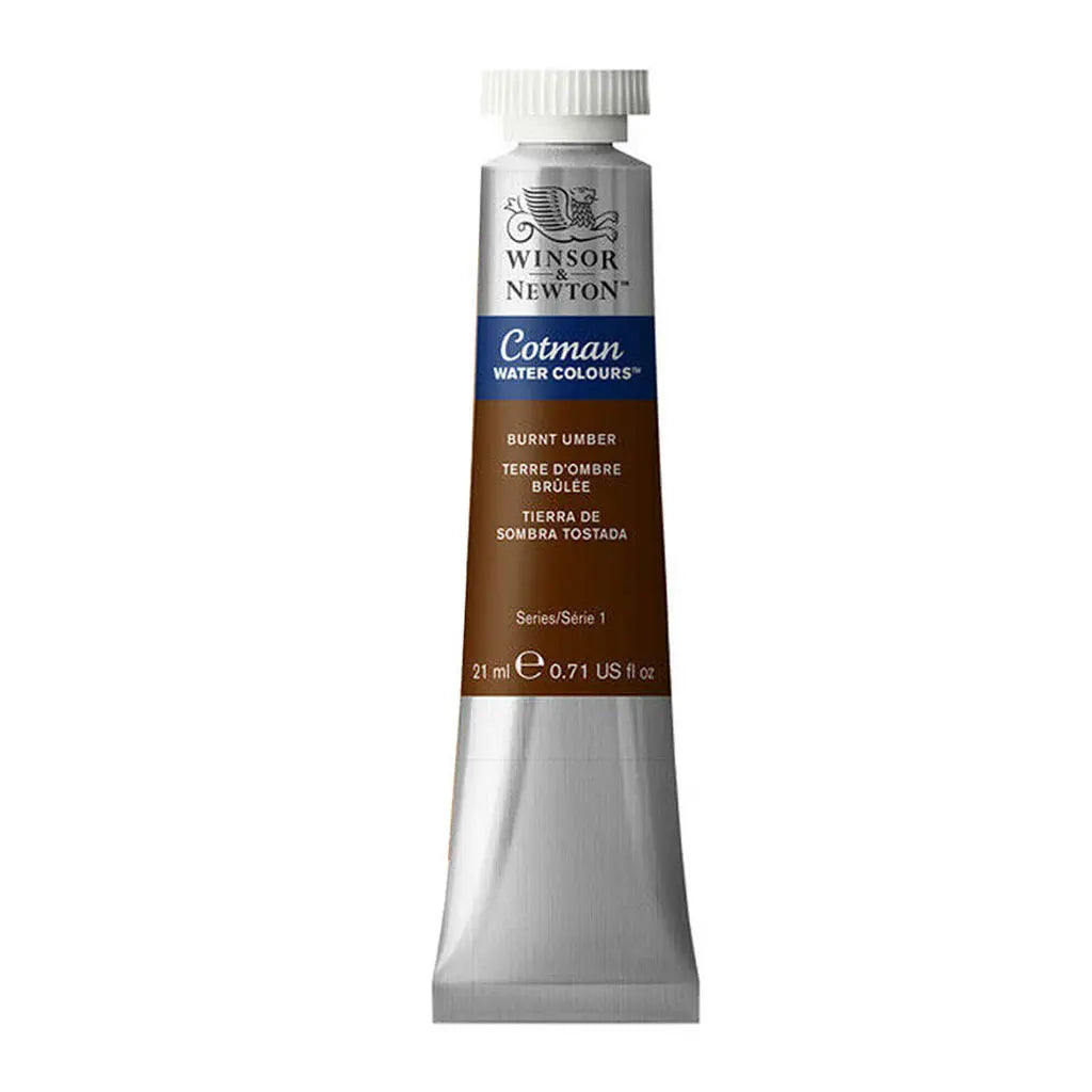 Winsor & Newton Cotman Watercolour 21ml Burnt Umber S1