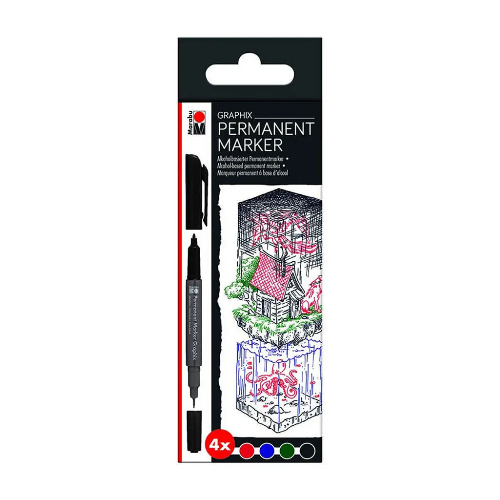 Graphix Permanent Marker Once Upon a Time Set of 4