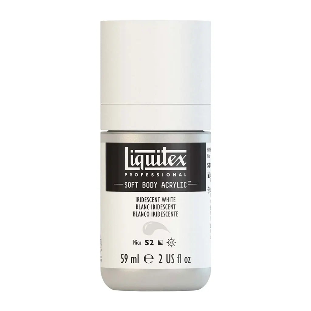 Liquitex Professional Soft Body Acrylic 59ml (2oz) Bottle Iridescent White S2