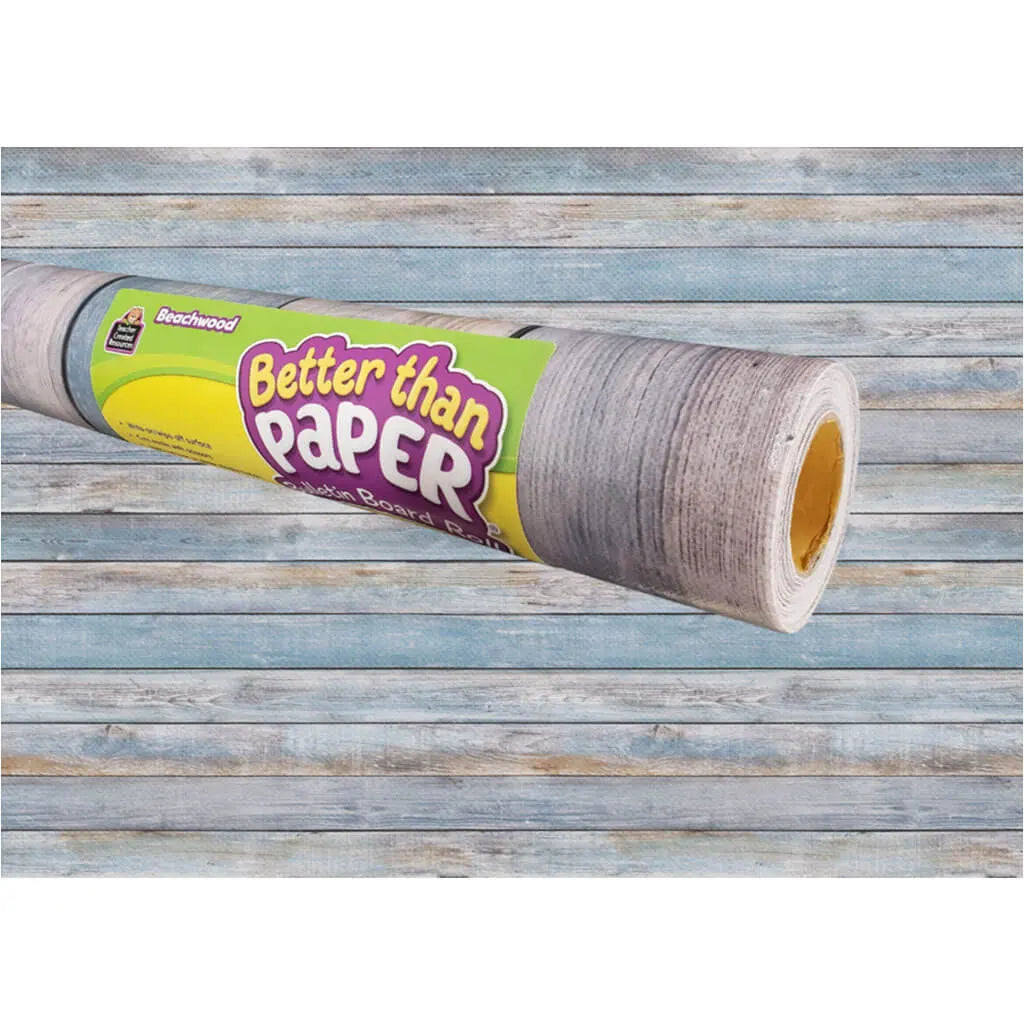 Better Than Paper Bulletin Board Roll 4ft x 12ft Beachwood
