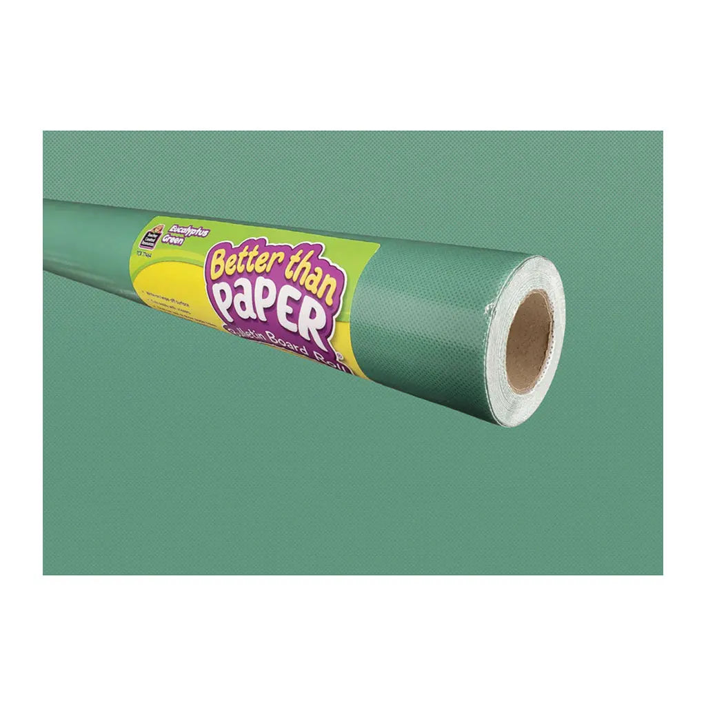 Better Than Paper Bulletin Board Roll 4ft x 12ft Eucalyptus Green
