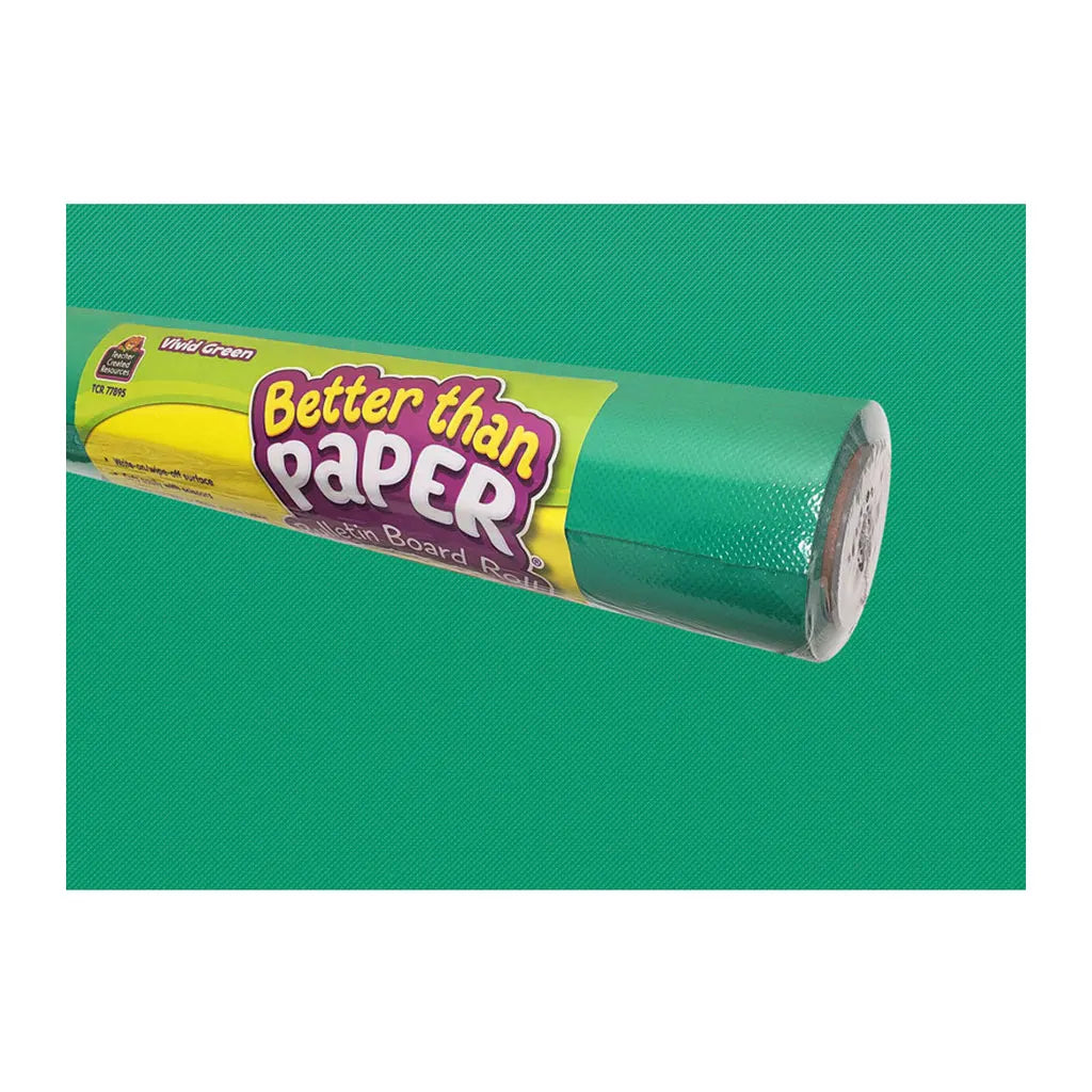 Better Than Paper Bulletin Board Roll 4ft x 12ft Vivid Green