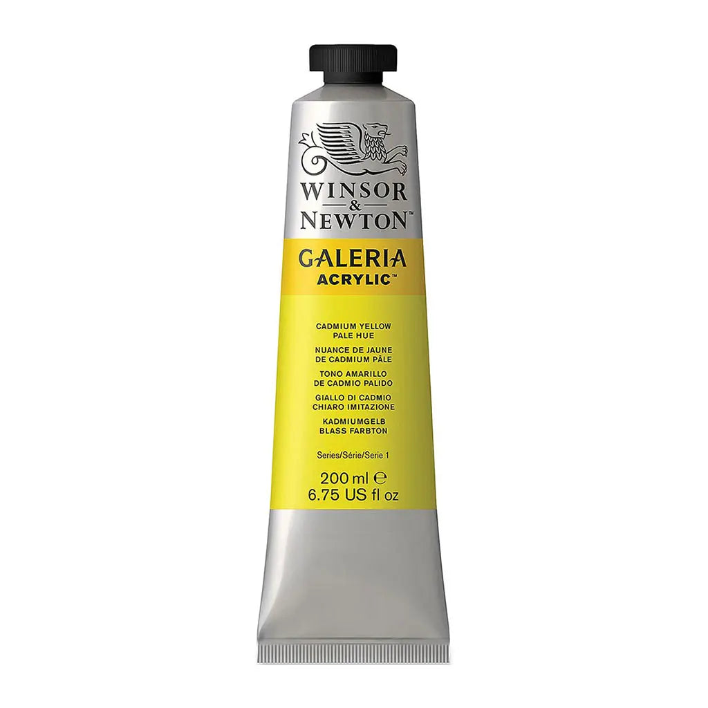 Winsor & Newton Galeria Acrylic 200ml Cadmium Yellow Pale Hue S1