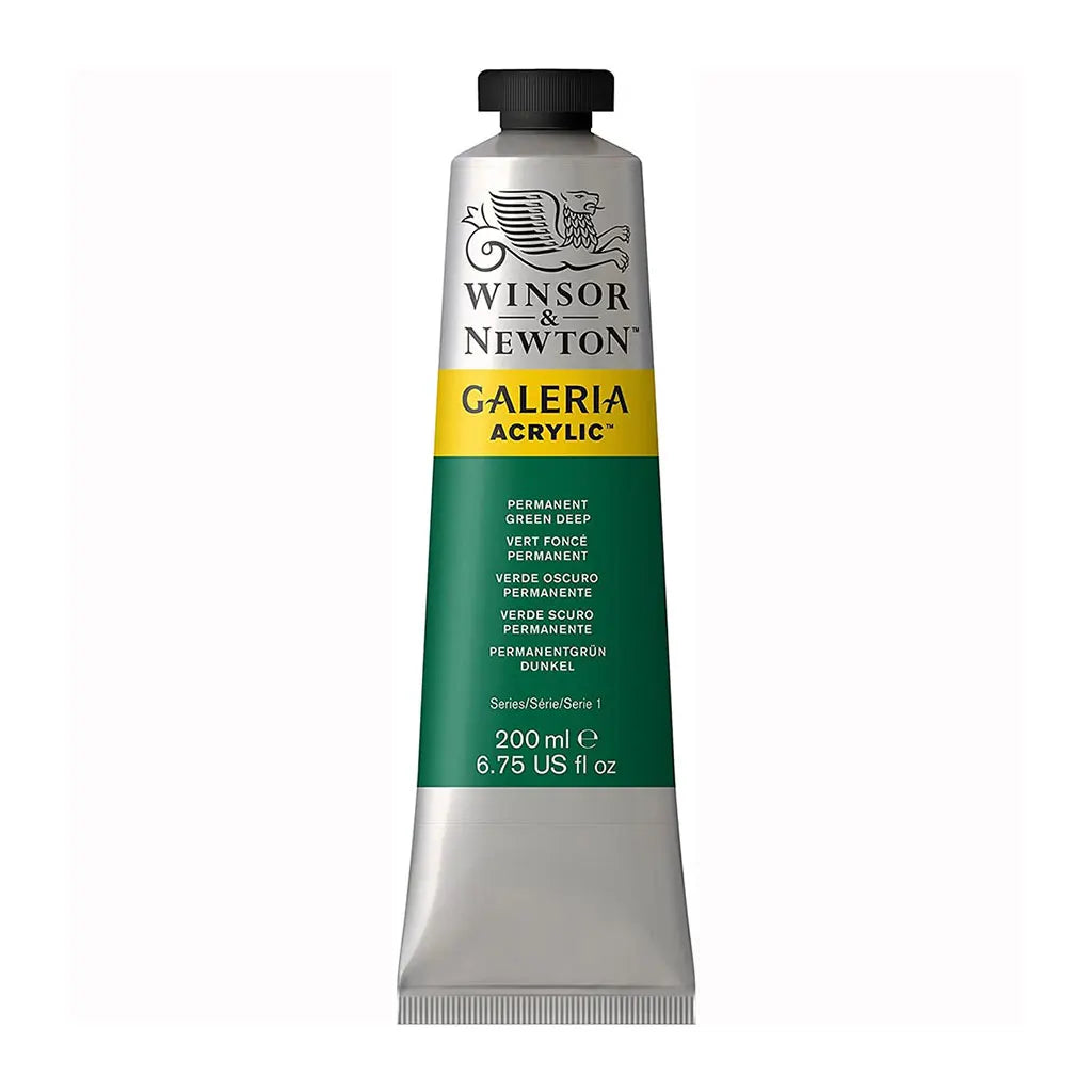 Winsor & Newton Galeria Acrylic 200ml Permanent Green Deep S1