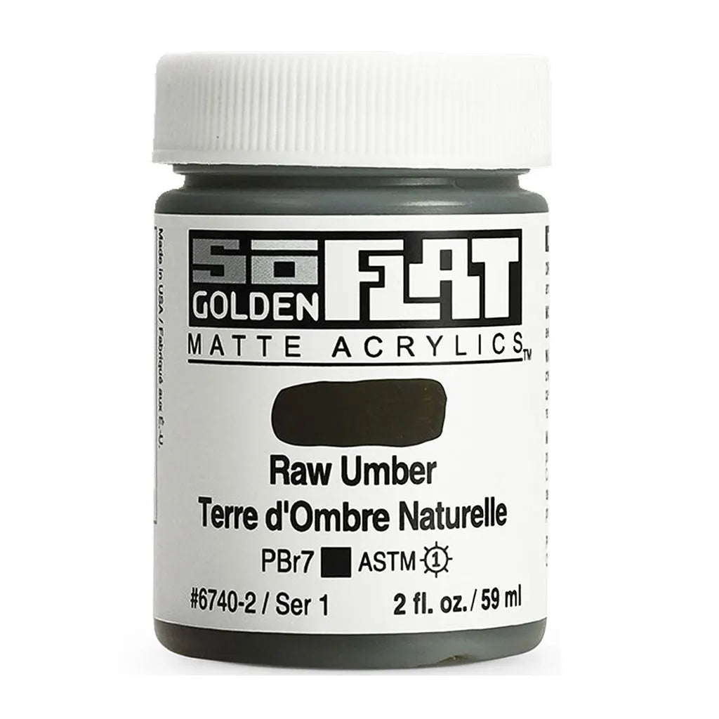 Golden SoFlat Matte Acrylic Paint 2oz Payne's Gray S2