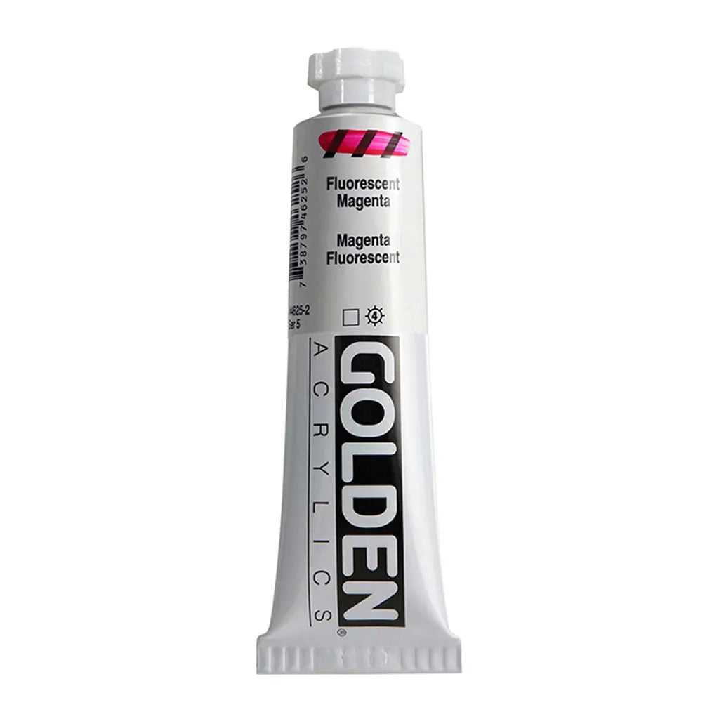 Golden Heavy Body Acrylic 2oz Fluorescent Magenta S5