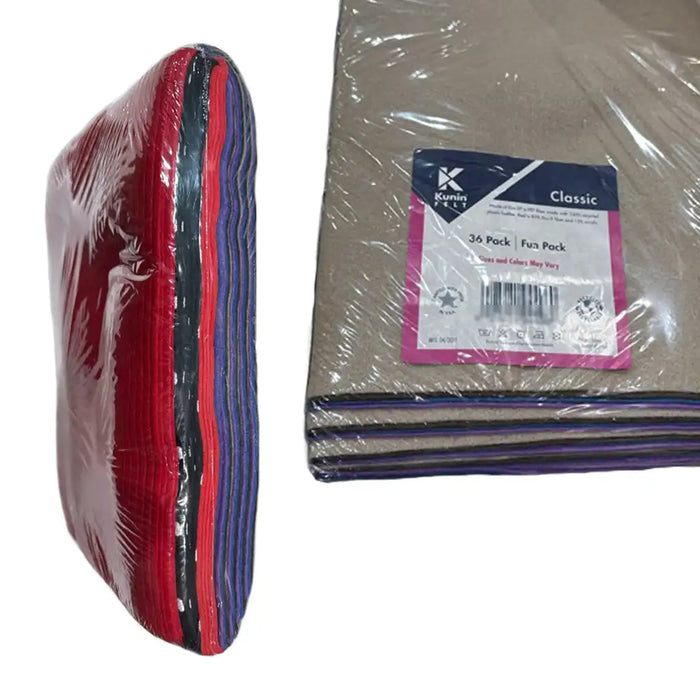 Craft Felt Promo Pack Asst Color 9in x 12in