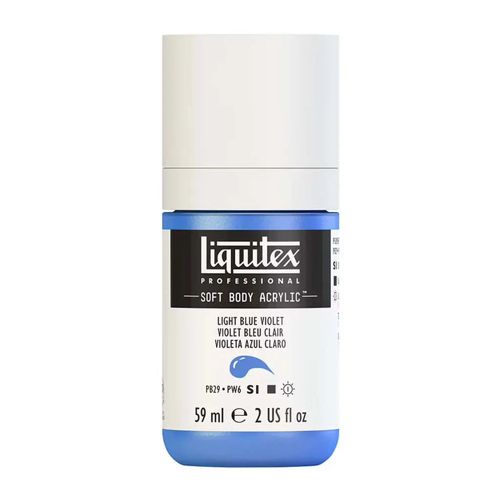 Liquitex Professional Soft Body Acrylic 59ml (2oz) Bottle Light Blue Violet S1