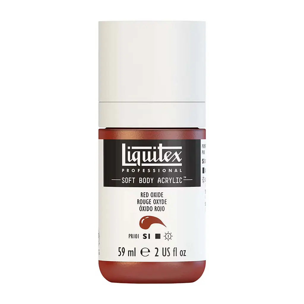 Liquitex Professional Soft Body Acrylic 59ml (2oz) Bottle Red Oxide S1