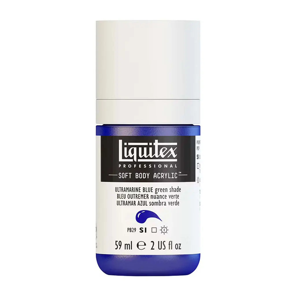 Liquitex Professional Soft Body Acrylic 59ml (2oz) Bottle Ultramrn Blue/Green Shade S1
