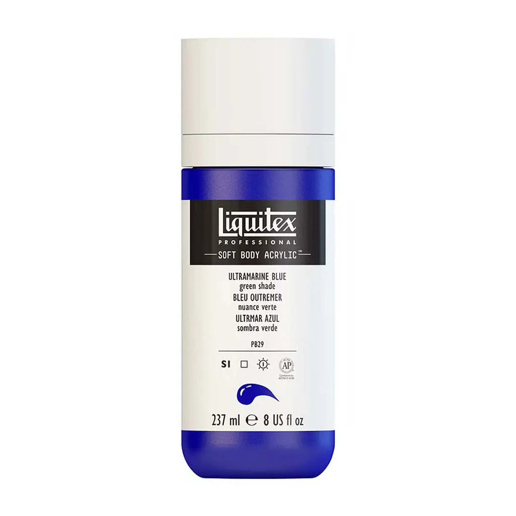 Liquitex Professional Soft Body Acrylic 237ml (8oz) Bottle Ultramrn Blue/Green Shad S1