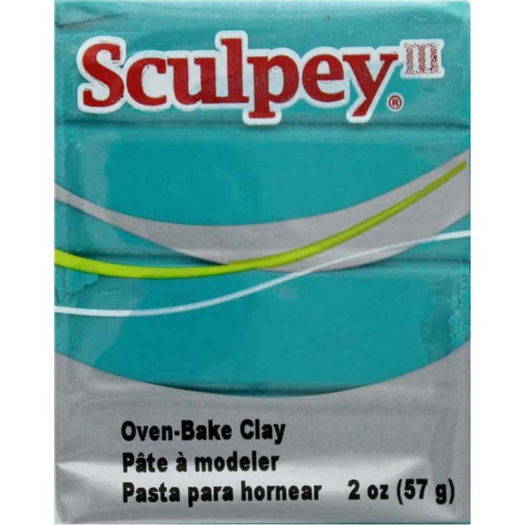 Sculpey Polymer Oven Bake Clay 2oz, Teal