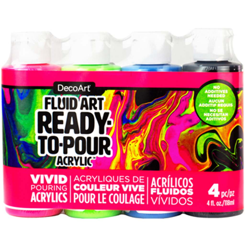 Fluidart Ready To Pour 4oz 4pc