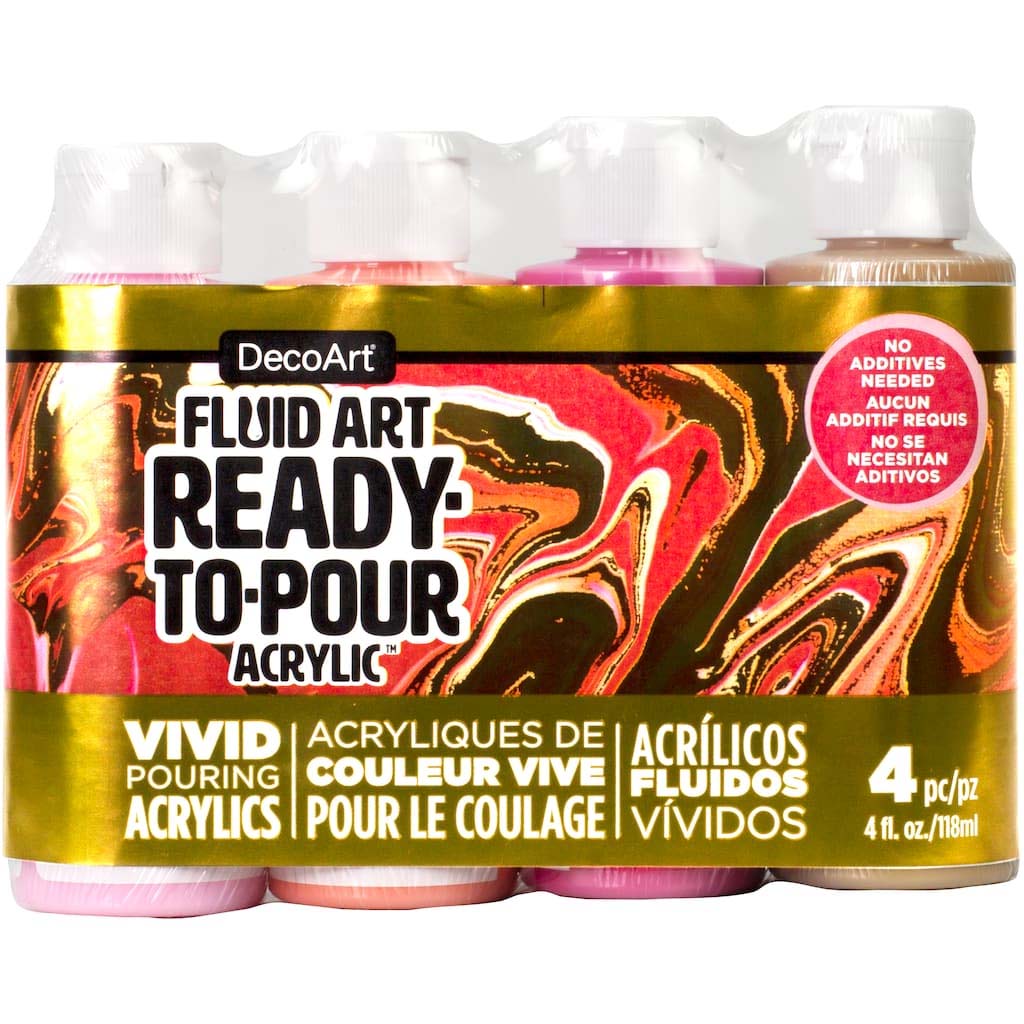 Fluidart Ready To Pour 4oz 4pc