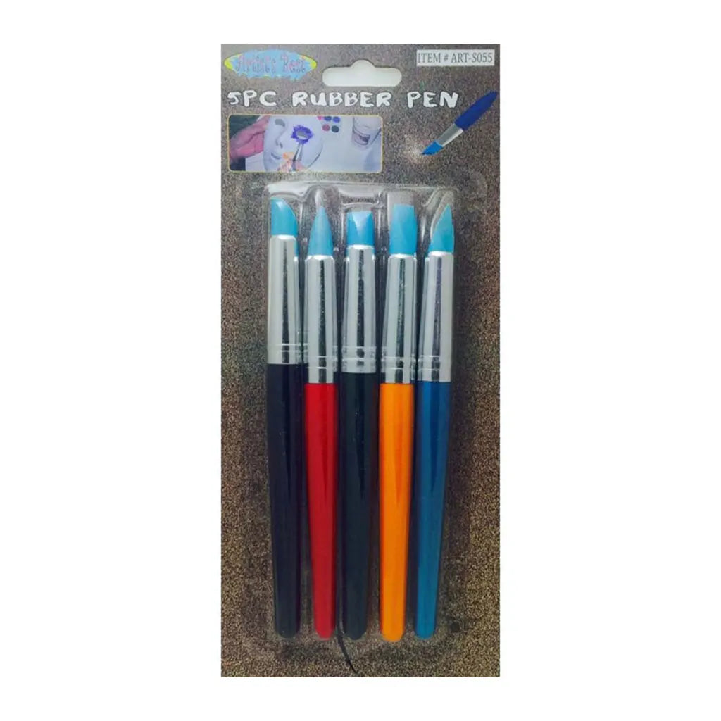 Rubber Pen Set 5pc