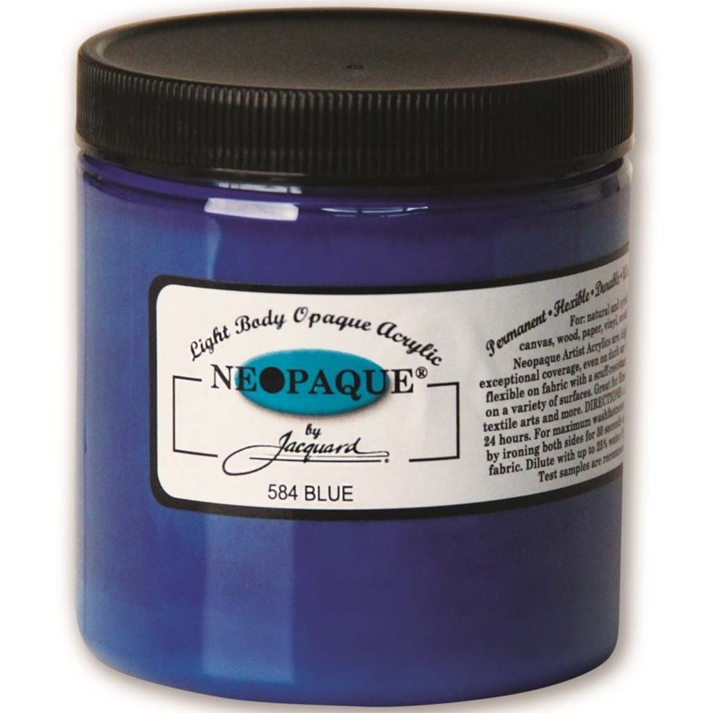 Jacquard Neopaque Acrylics Blue, 8oz