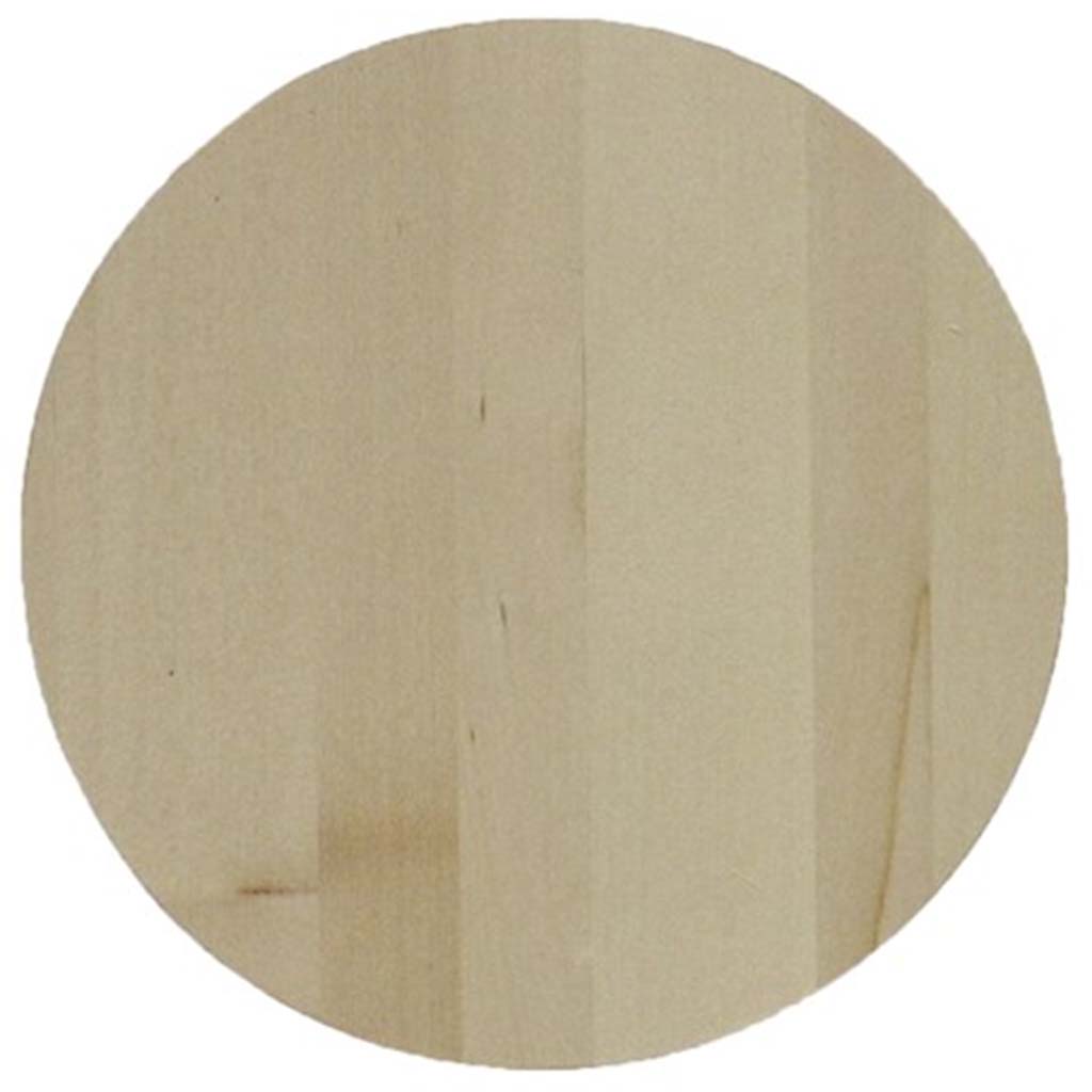 Circle Basswood Panel Small, 8in
