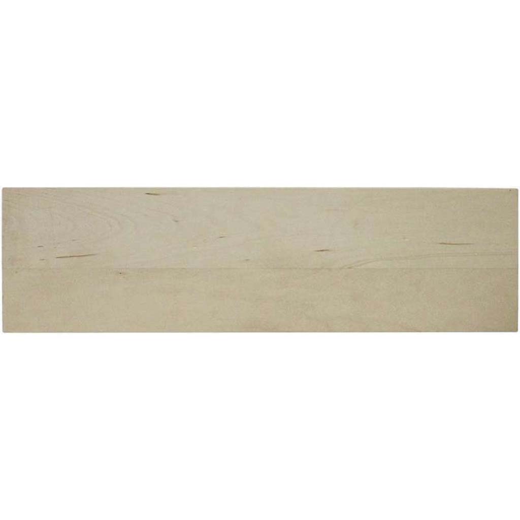 Rectangle Basswood Panel Narrow, 5in x 18in