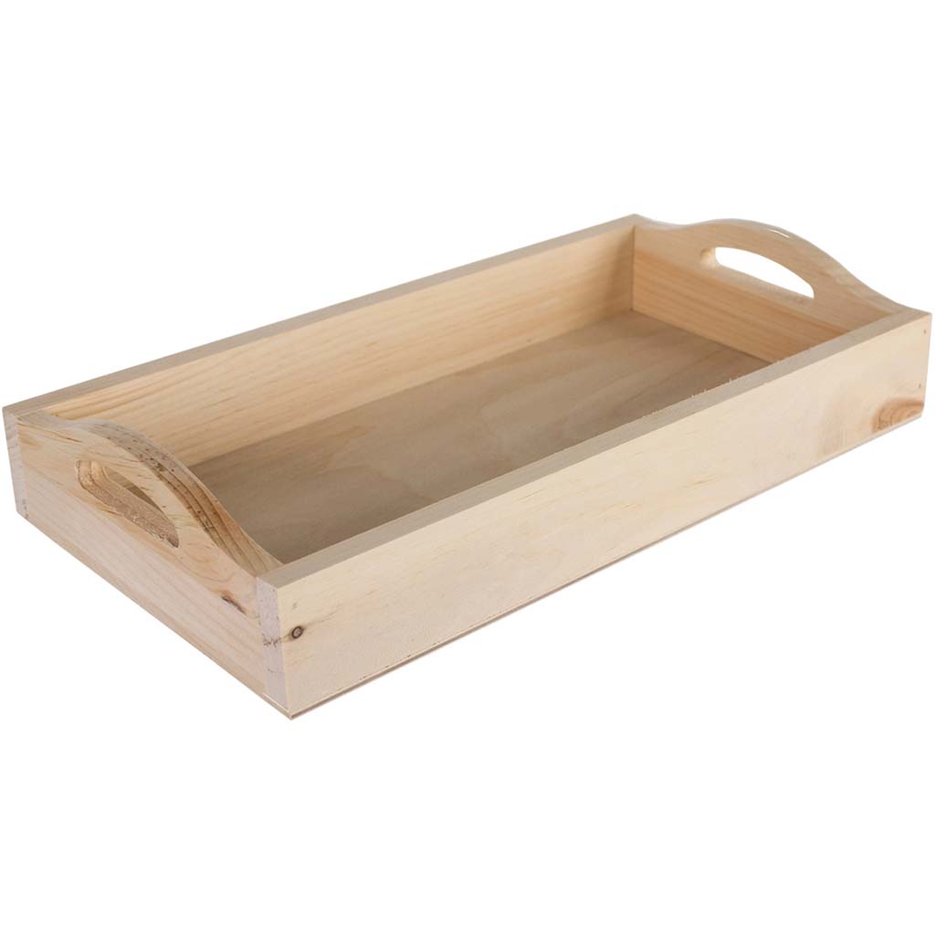 Wood Slim Serving Tray, 8in x 15in