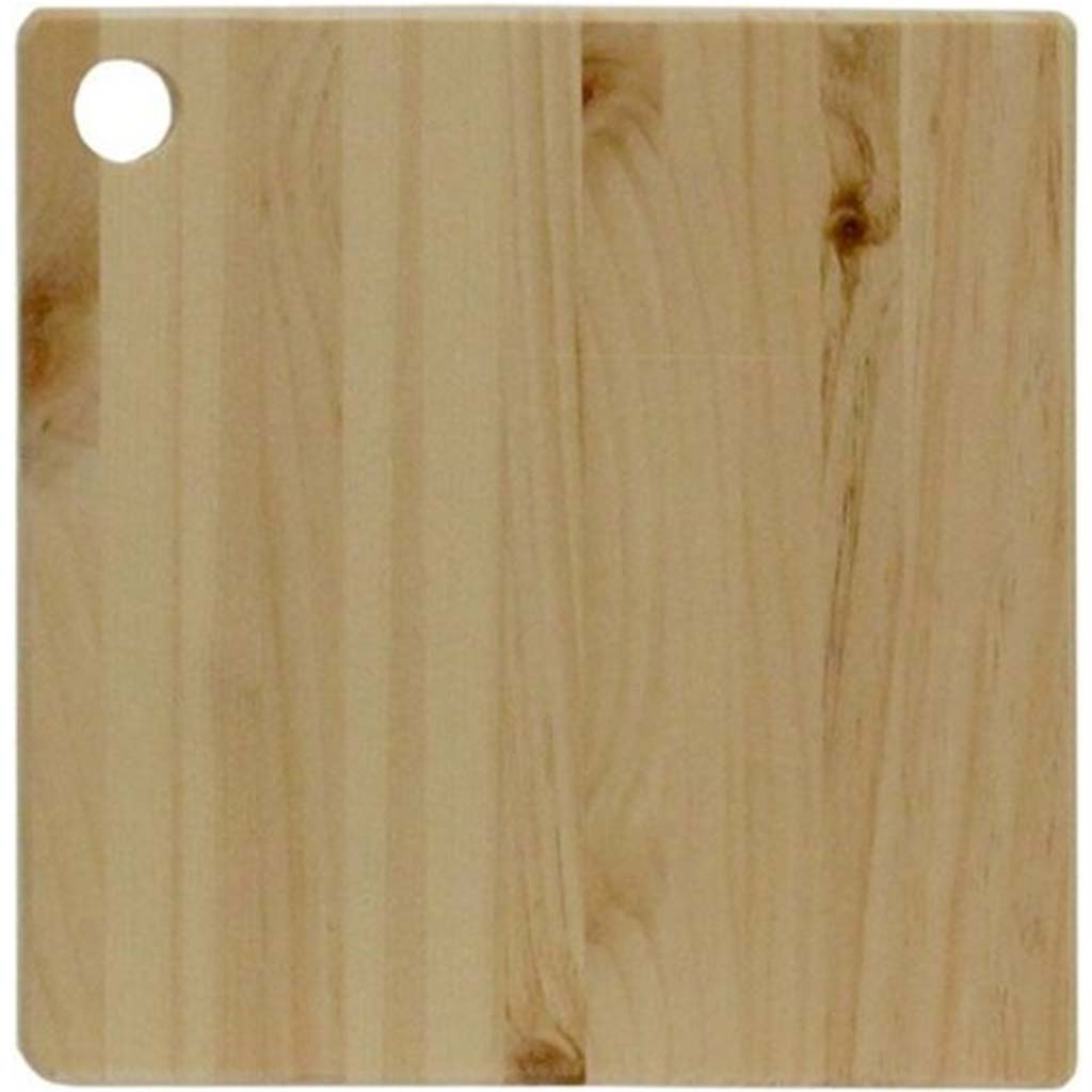 Square Pine Serving Board, 10in