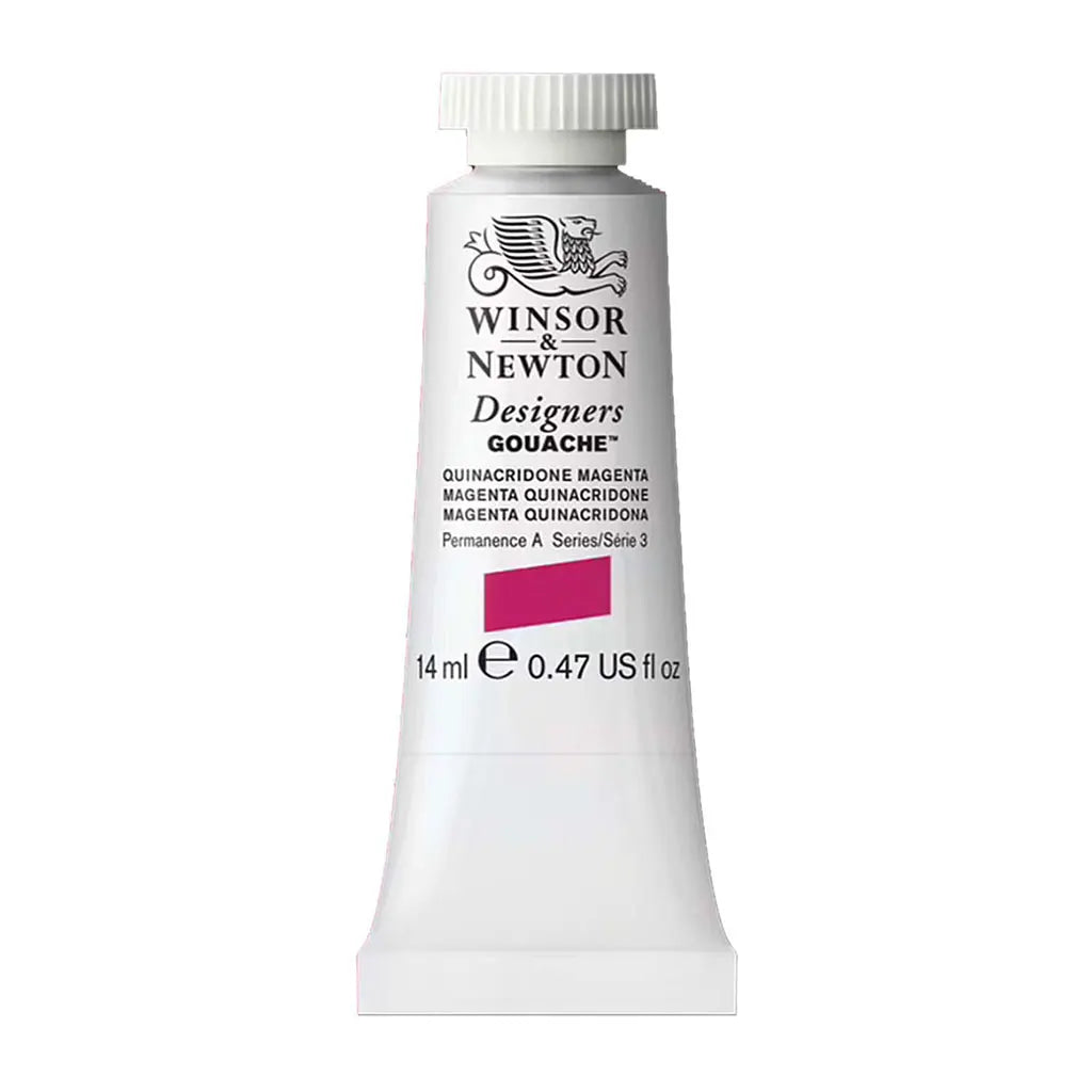 Winsor & Newton Designers Gouache 14ml Quinacridone Magenta S3
