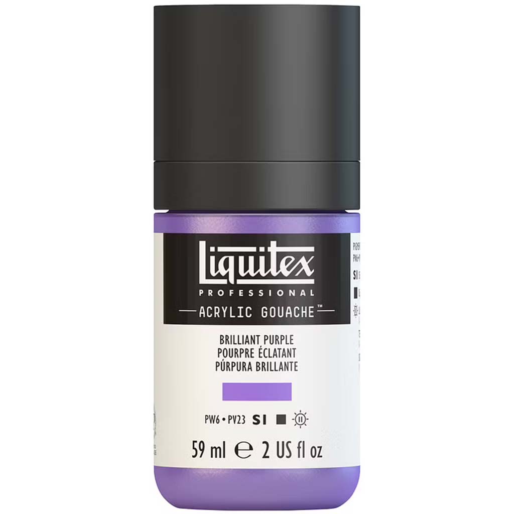Liquitex Professional Acrylic Gouache 59ml (2oz) Bottle Brilliant Purple S1