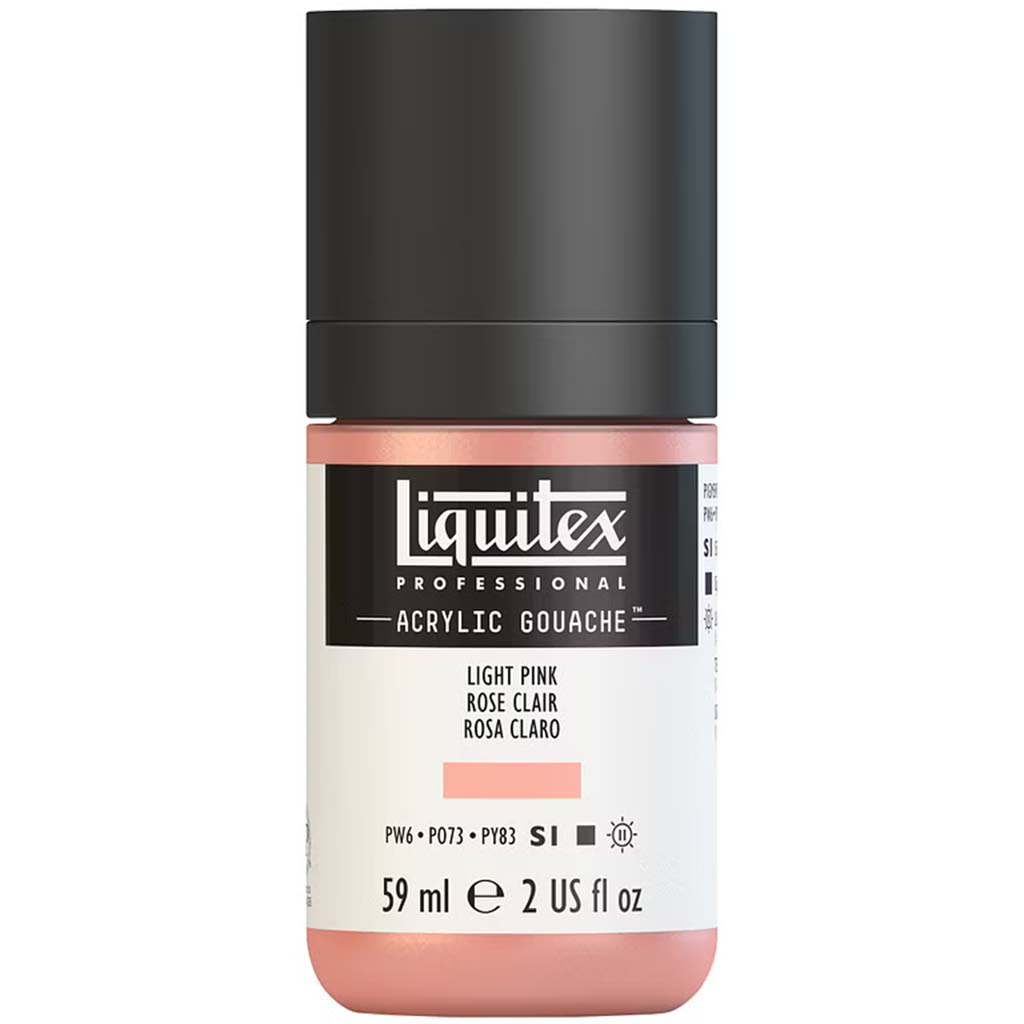 Liquitex Professional Acrylic Gouache 59ml (2oz) Bottle Light Portrait Pink S1