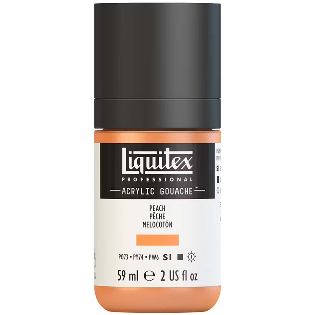 Liquitex Professional Acrylic Gouache 59ml (2oz) Bottle Peach S1