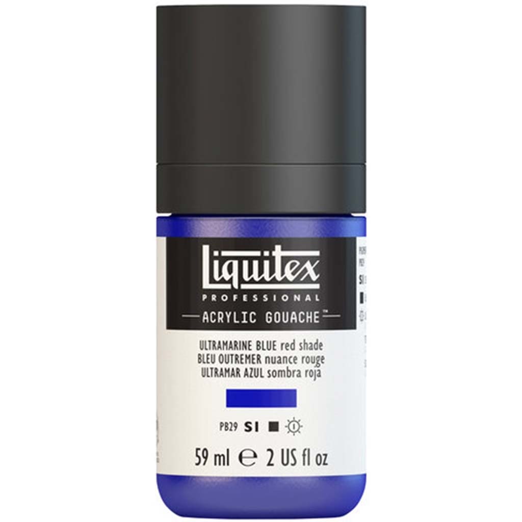 Liquitex Professional Acrylic Gouache 59ml (2oz) Bottle Ultram Blu / Red Shade S1