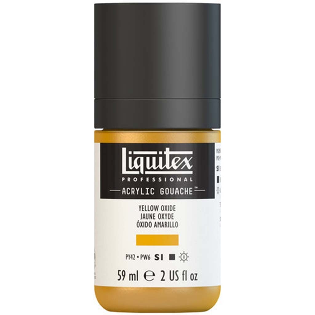 Liquitex Professional Acrylic Gouache 59ml (2oz) Bottle Yellow Oxide S1