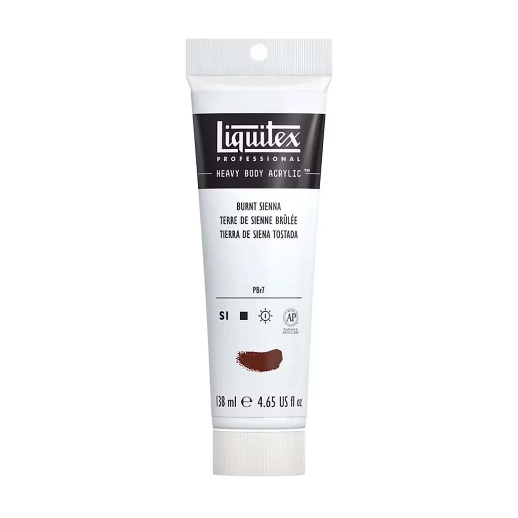Liquitex Professional Heavy Body Acrylic 138ml (4.65oz) Burnt Sienna S1