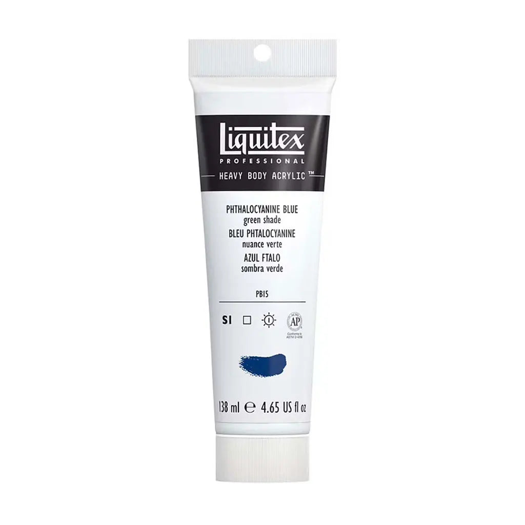 Liquitex Professional Heavy Body Acrylic 138ml (4.65oz) Phthalocyanine Blue Green Shade S1