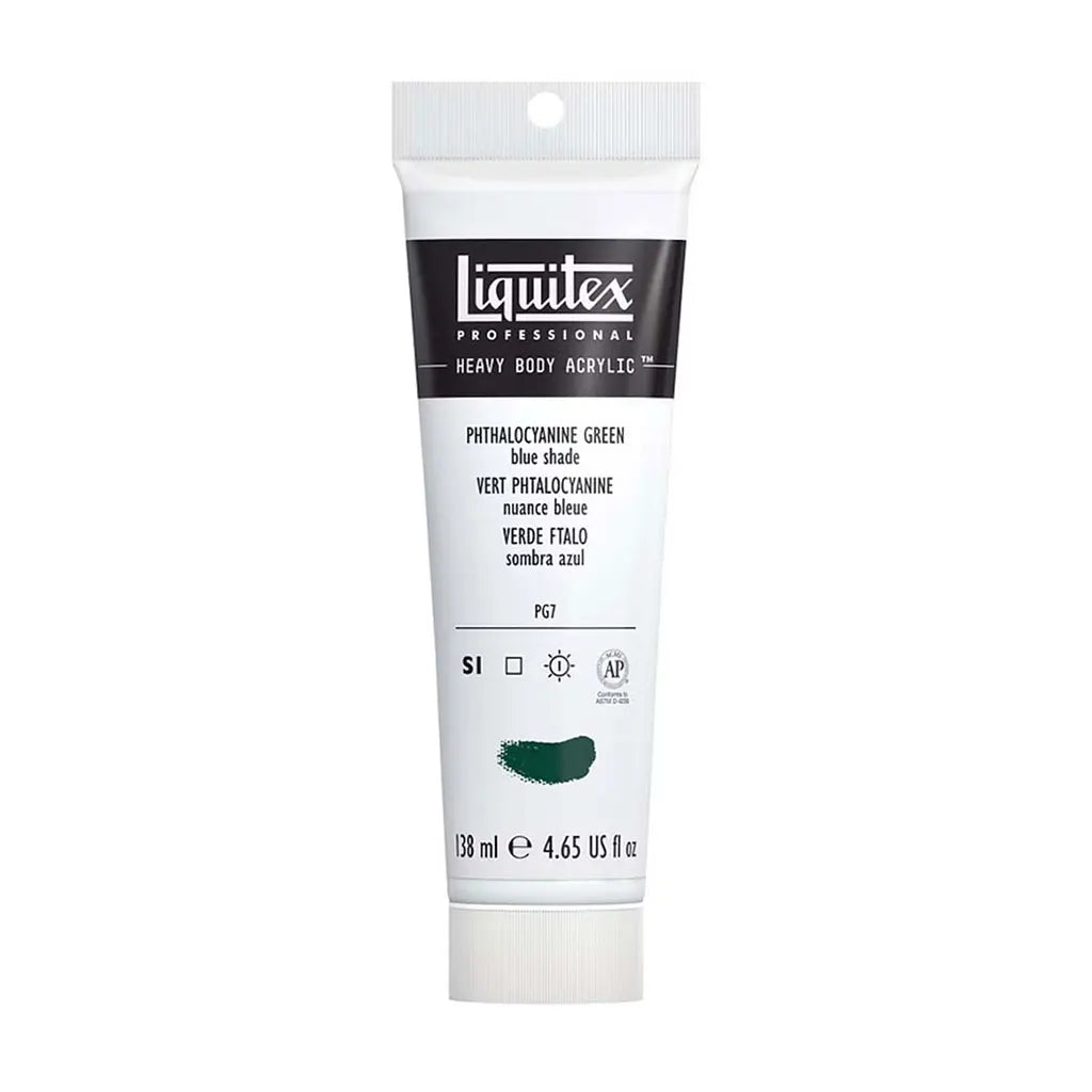 Liquitex Professional Heavy Body Acrylic 138ml (4.65oz) Phthalocyanine Green Blue Shade S1
