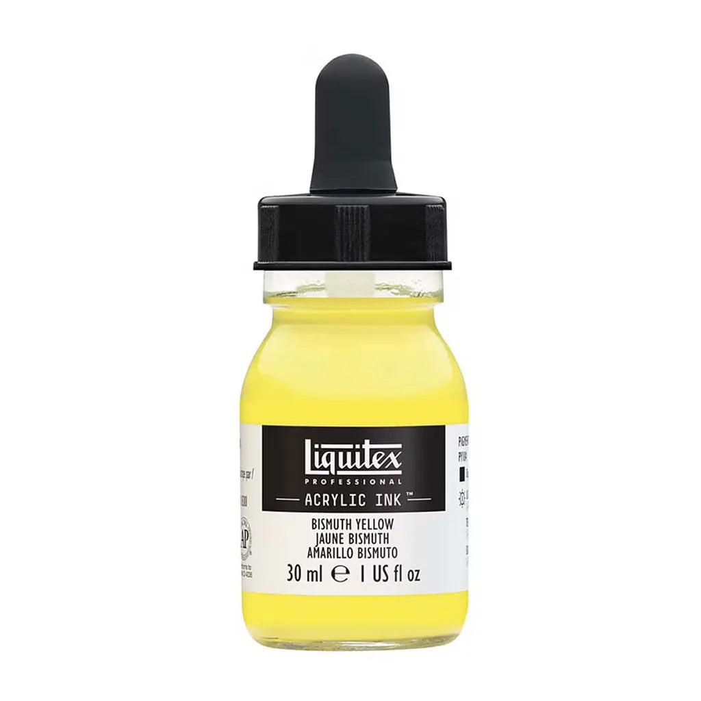 Liquitex Professional Acrylic Ink 1oz Bottle Bismuth Yellow