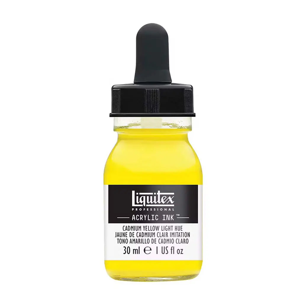 Liquitex Professional Acrylic Ink 1oz Bottle Cadmium  Yellow Light Hue
