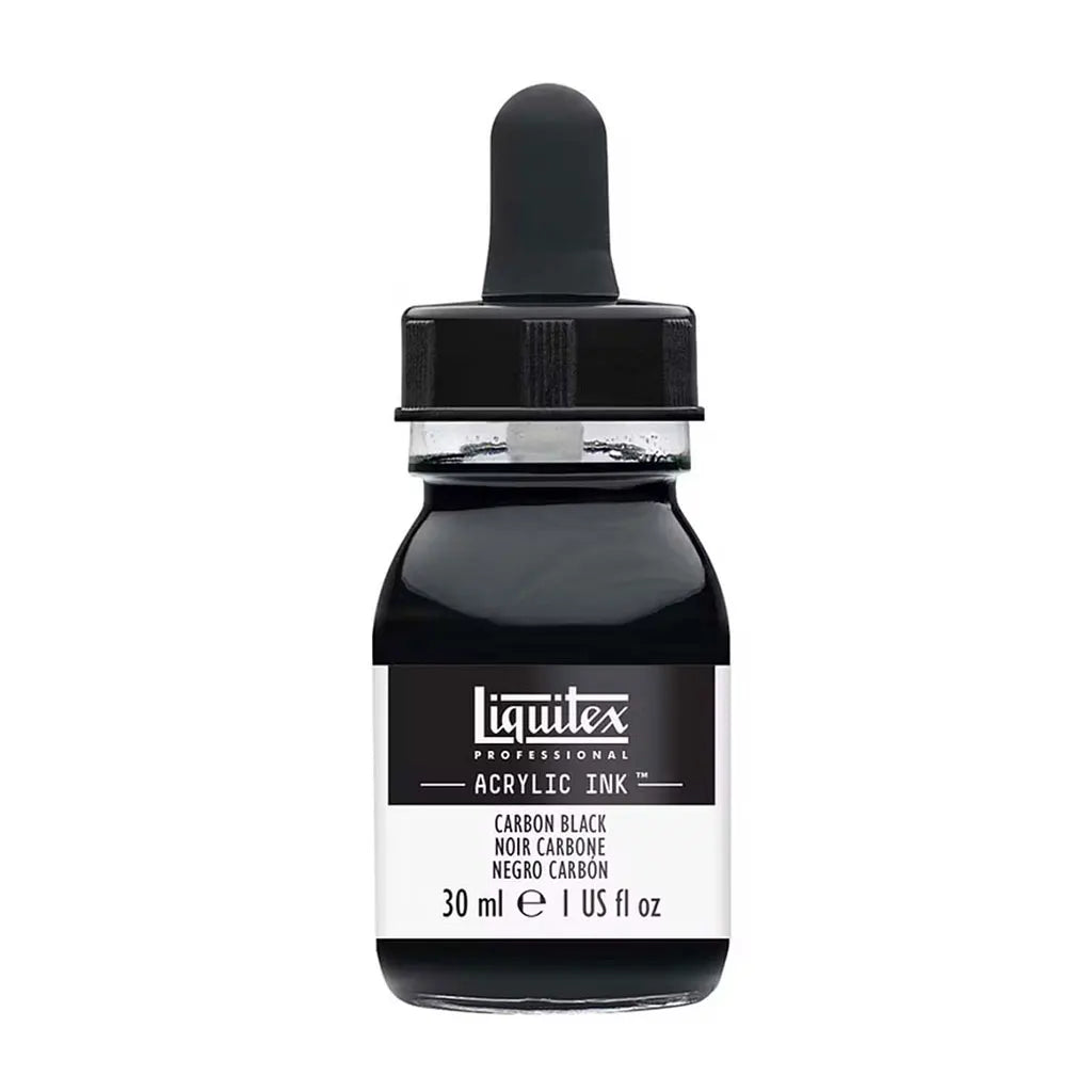 Liquitex Professional Acrylic Ink 1oz Bottle Carbon Black