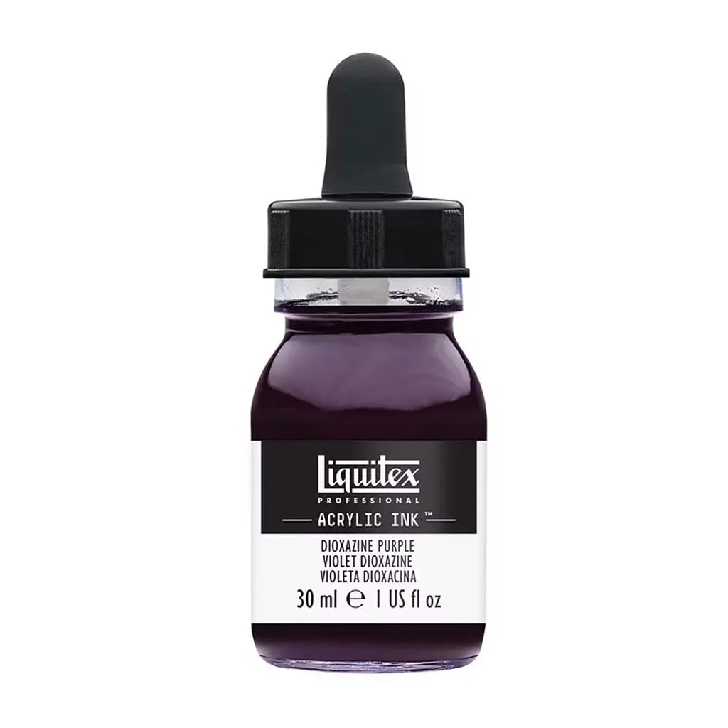 Liquitex Professional Acrylic Ink 1oz Bottle Dioxazine Purple
