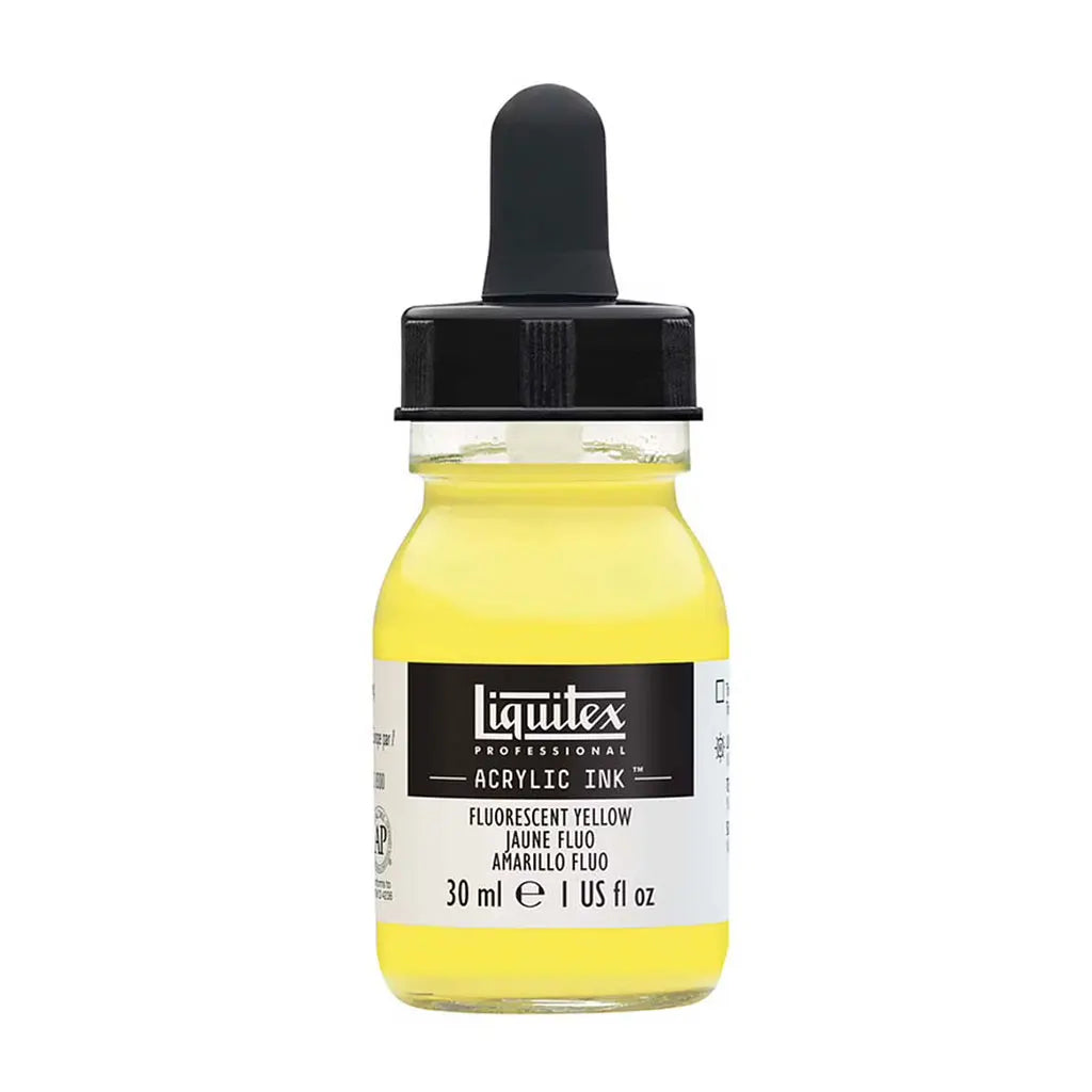 Liquitex Professional Acrylic Ink 1oz Bottle  Fluorescent Yellow