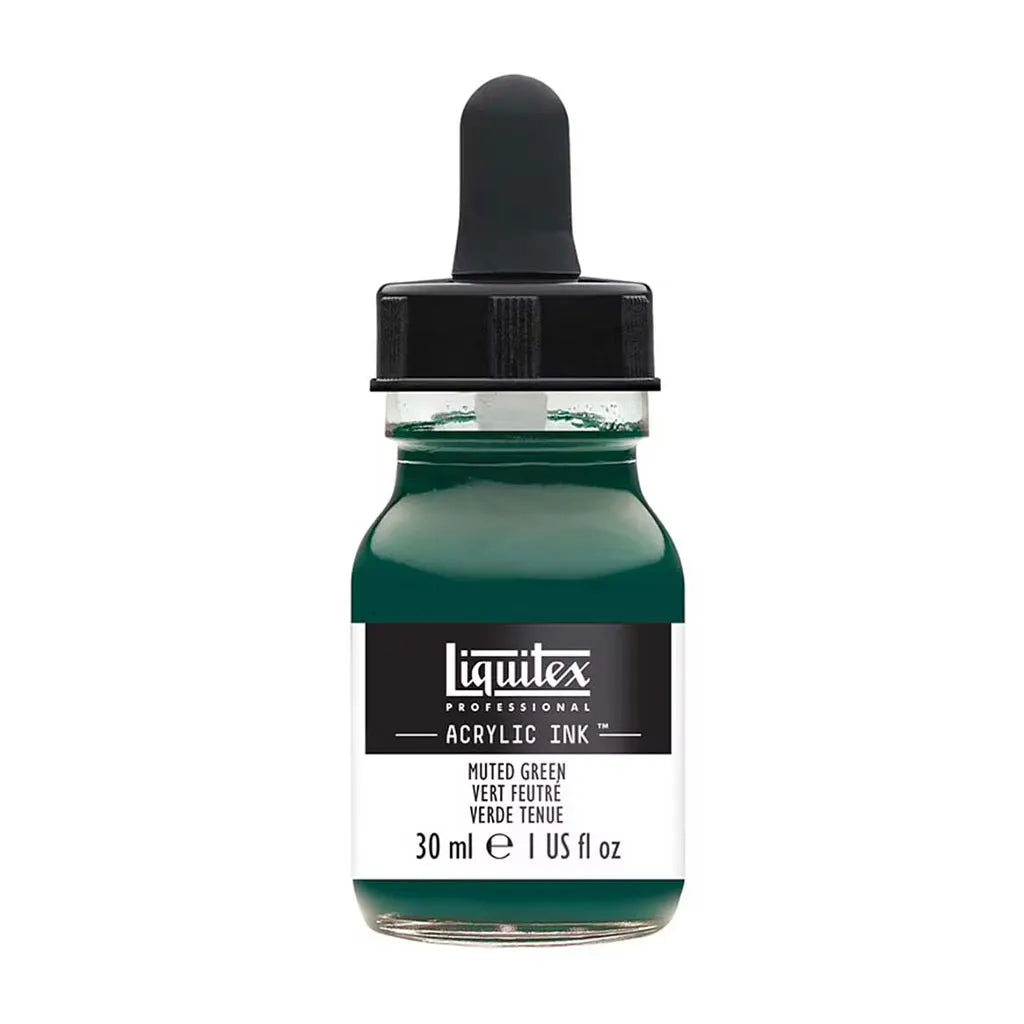 Liquitex Professional Acrylic Ink 1oz Bottle Muted Green