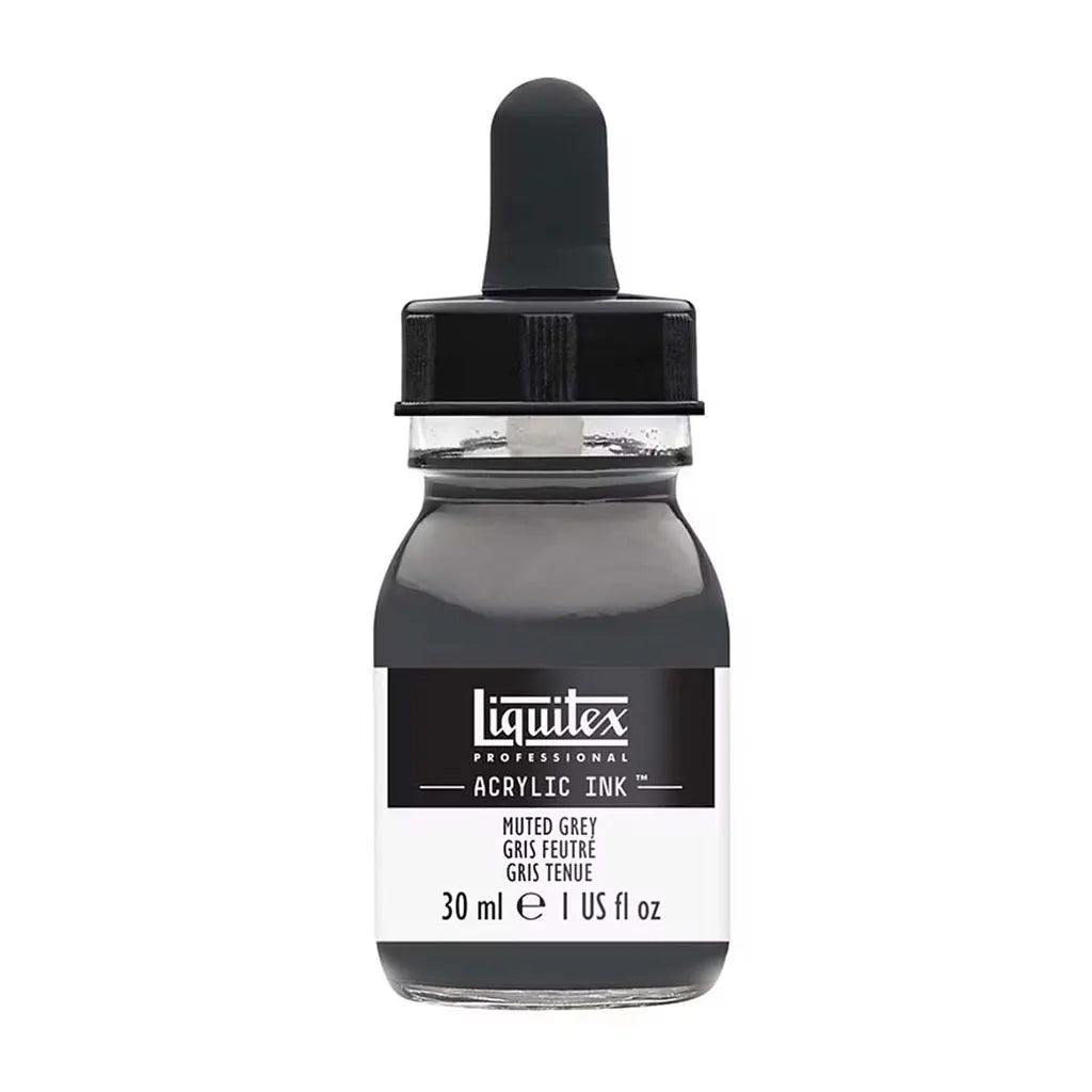 Liquitex Professional Acrylic Ink 1oz Bottle  Muted Grey