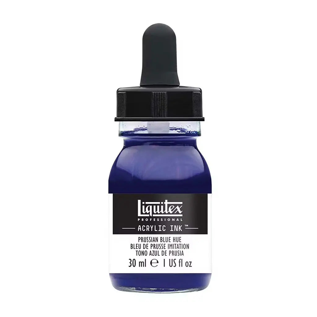Liquitex Professional Acrylic Ink 1oz Bottle Prussian Blue Hue