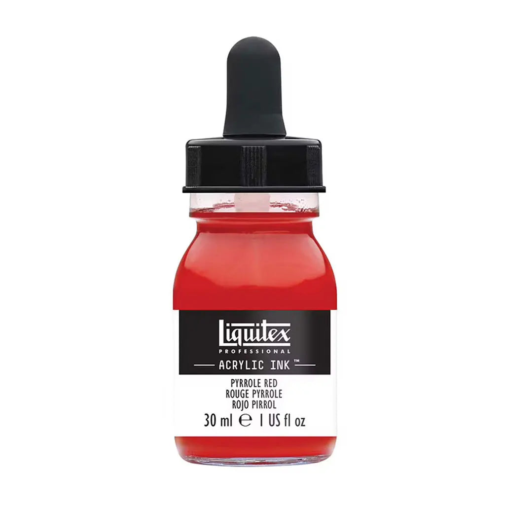 Liquitex Professional Acrylic Ink 1oz Bottle Pyrole Red
