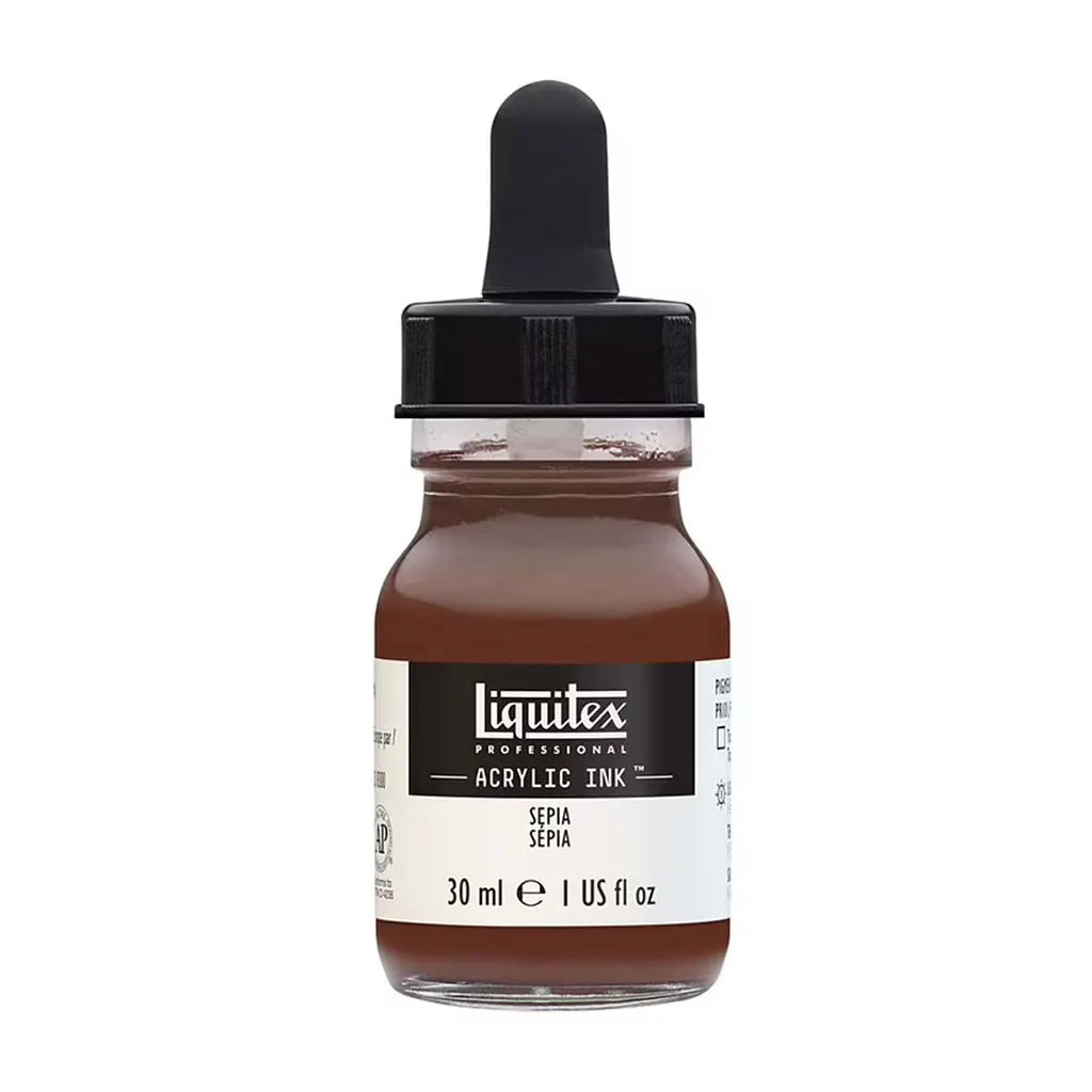 Liquitex Professional Acrylic Ink 1oz Bottle Sepia