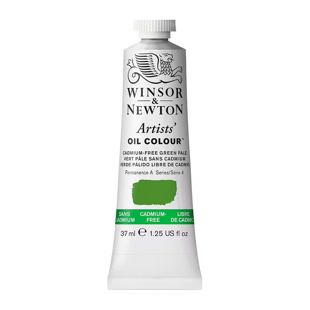 Winsor &amp; Newton Artists Oil Colour 37ml Cadmium Free Green Pale S4