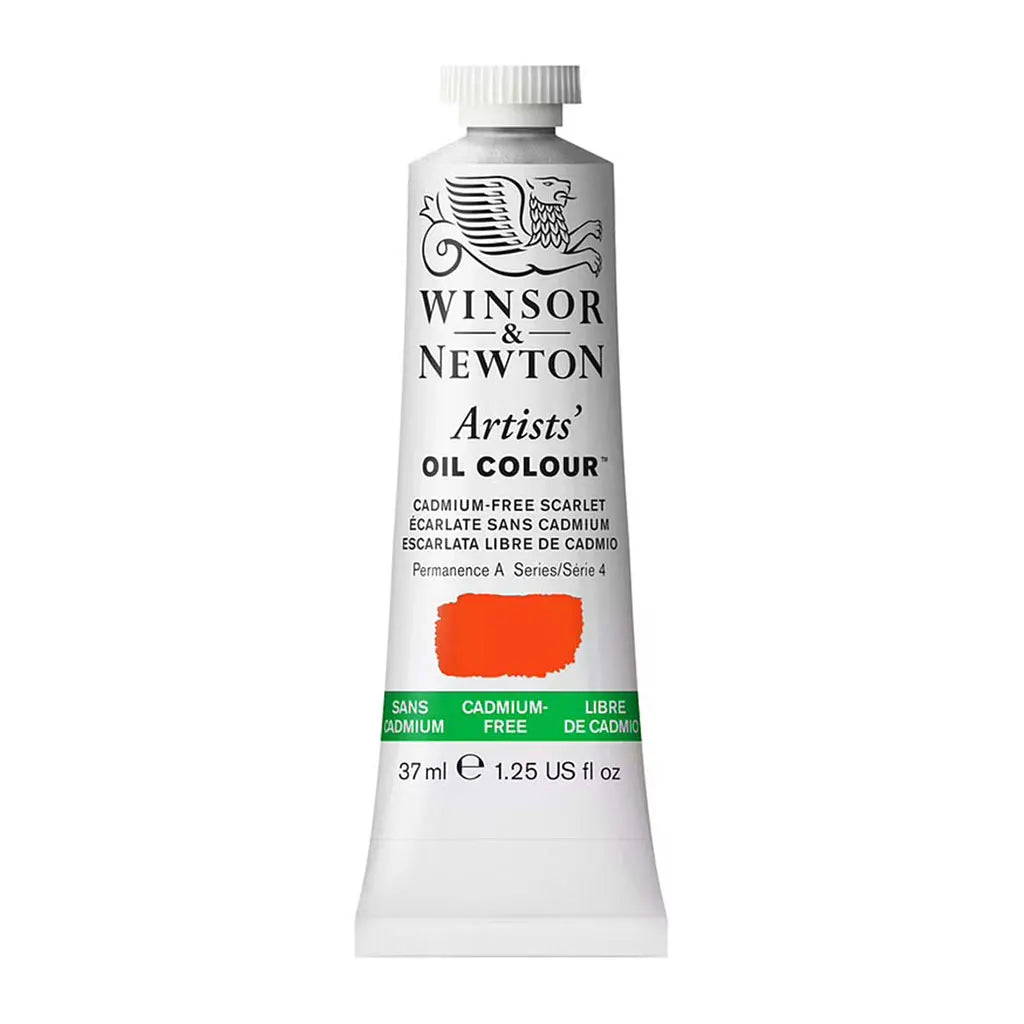 Winsor & Newton Artists Oil Colour 37ml Cadmium Free Scarlet S4